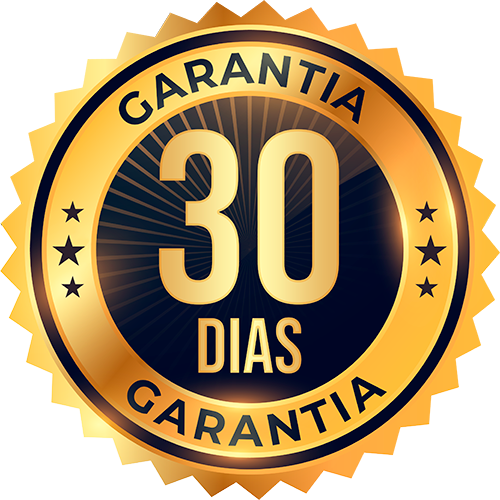 Selo de garantia incondicional de 30 dias